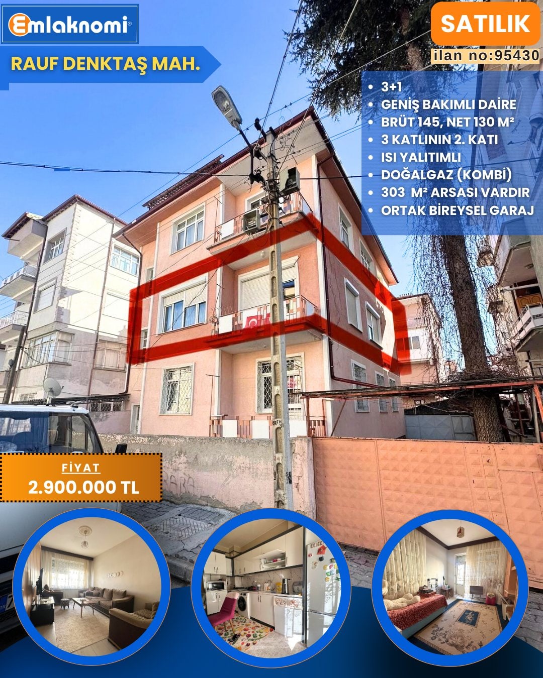 Karaman Merkez 3+1 Daire Satılık