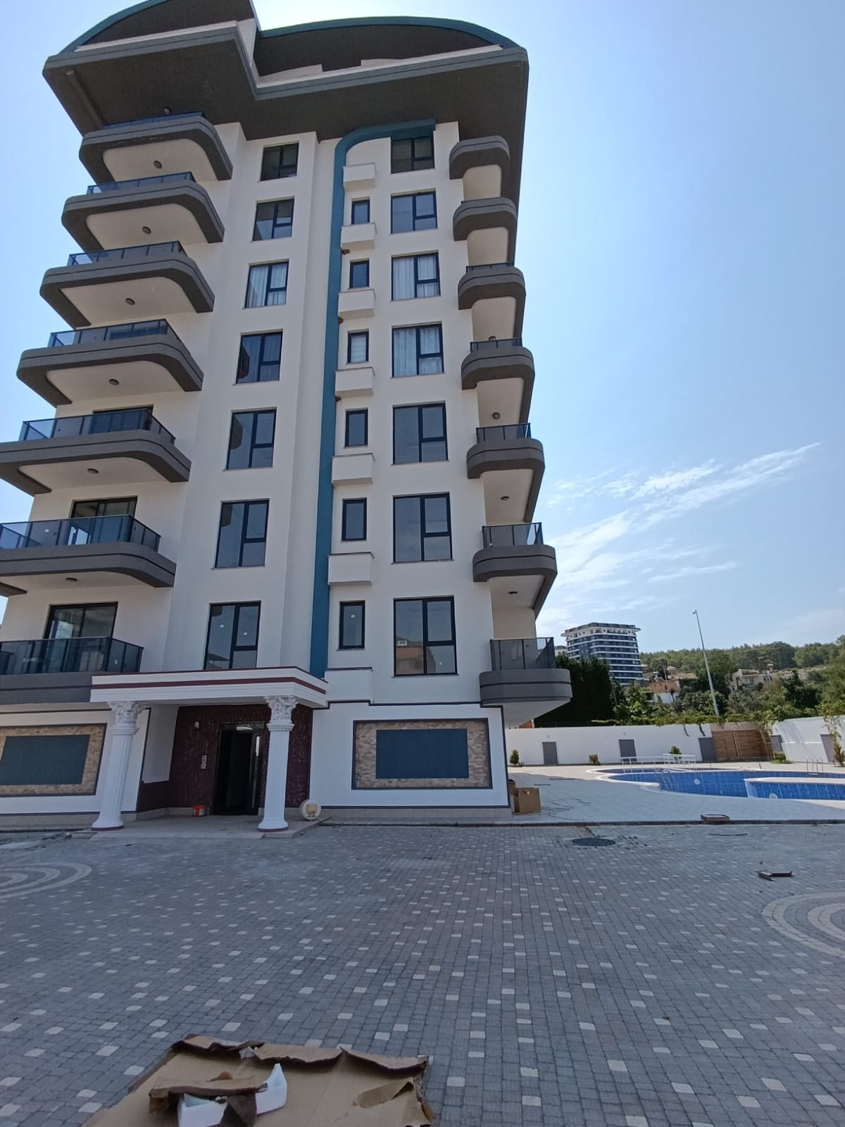 Alanaya Demirtaş Satılık 1+1 Denize 900 Metre Mesafe Sıfır Arakat Açık Havuz Kapalı Havuz Kamelya Balkon — görsel 16