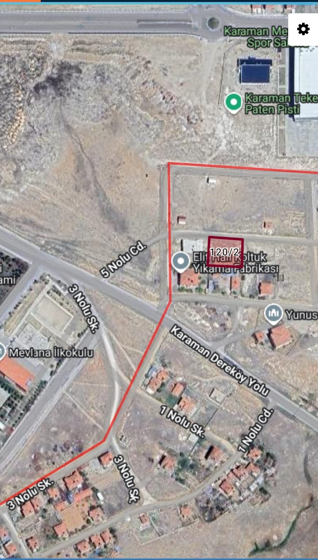 Satılık Karaman Merkez Dereköy'de 1286 m² Konut İmarlı Arsa Elektrik Su Parselde 2 Kat İmarlı % 30 Kullanım Not: Daire Takası Olur — görsel 2