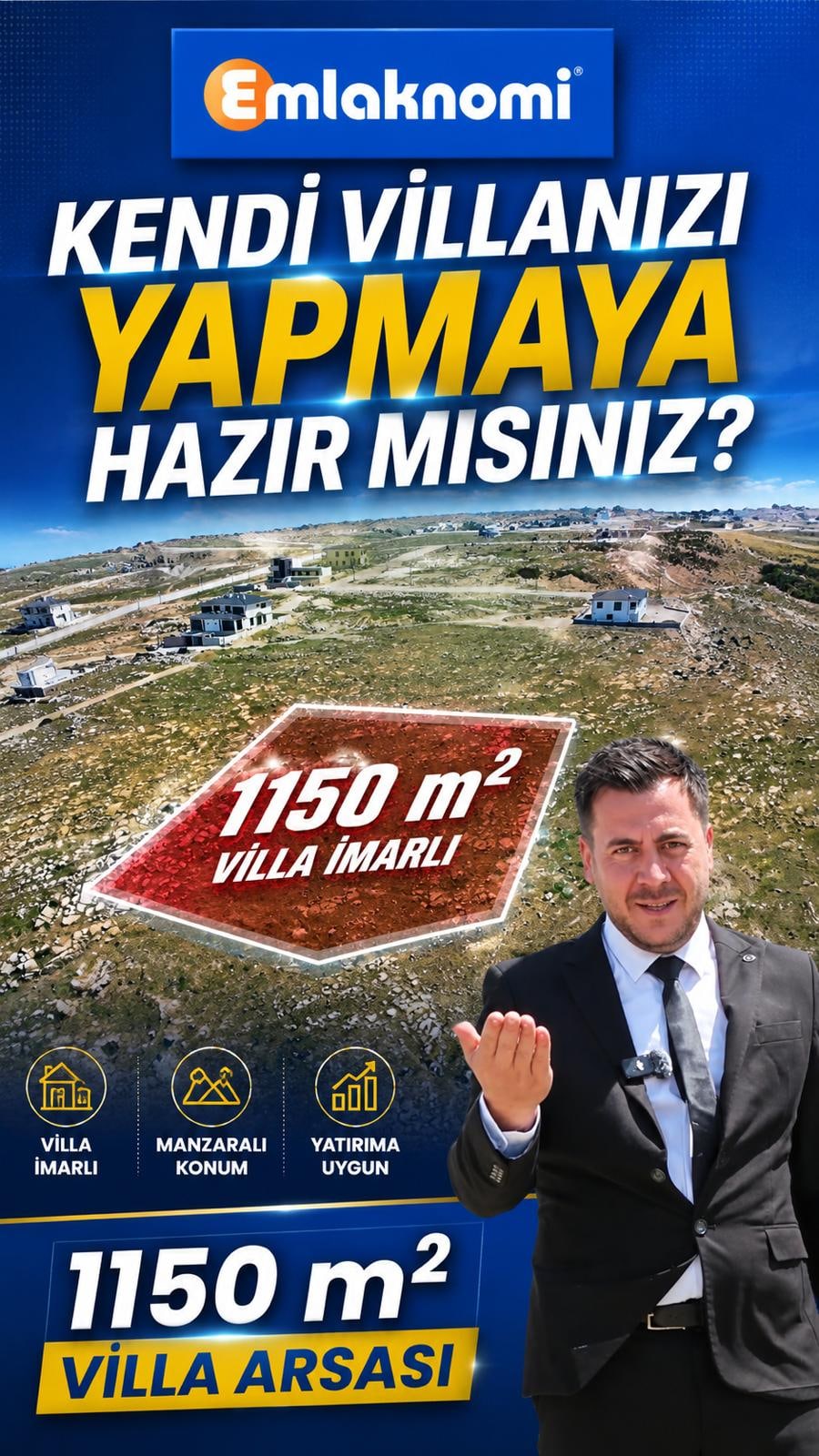 Yeşilada Satılık Villa Arsası 1150 M² — görsel 2